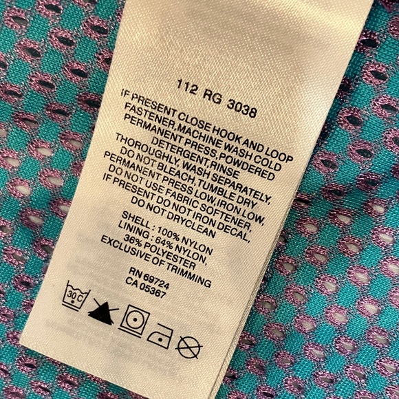 Columbia size 14-16 years teen Pink purple Blue waterproof Raincoat - Picture 6 of 16